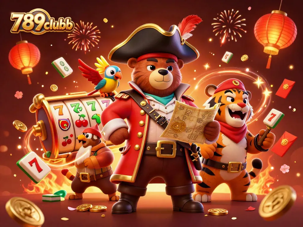 Capture thrilling moments with 789clubb's rich gambling experience featuring animated slot reels.