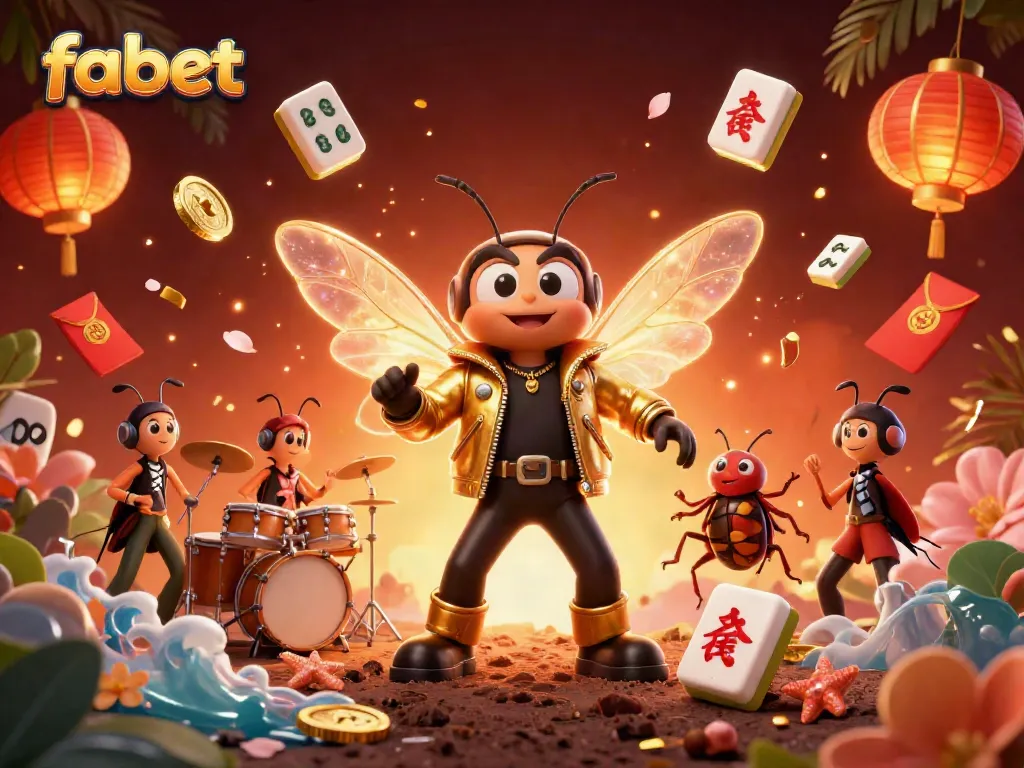 Experience thrilling games with fabet's rich casino atmosphere and vibrant characters.