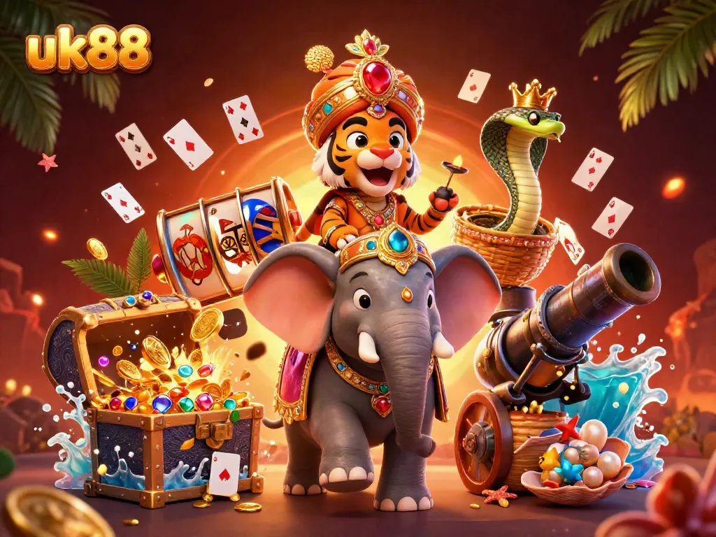 Experience thrilling wins at uk88 with stunning 3D gaming elements and vibrant casino characters.