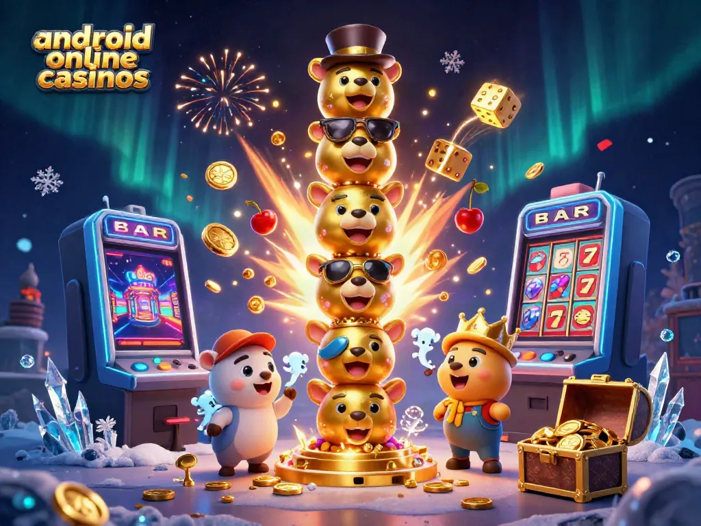 Catch thrilling action at android online casinos with vibrant slot machines and colorful game elements.